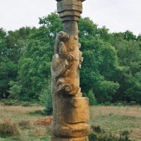 1. Oak sculpture for Albury Heath, Surrey