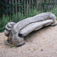 2. Bench sculpture, Frobisher Park, Peckham